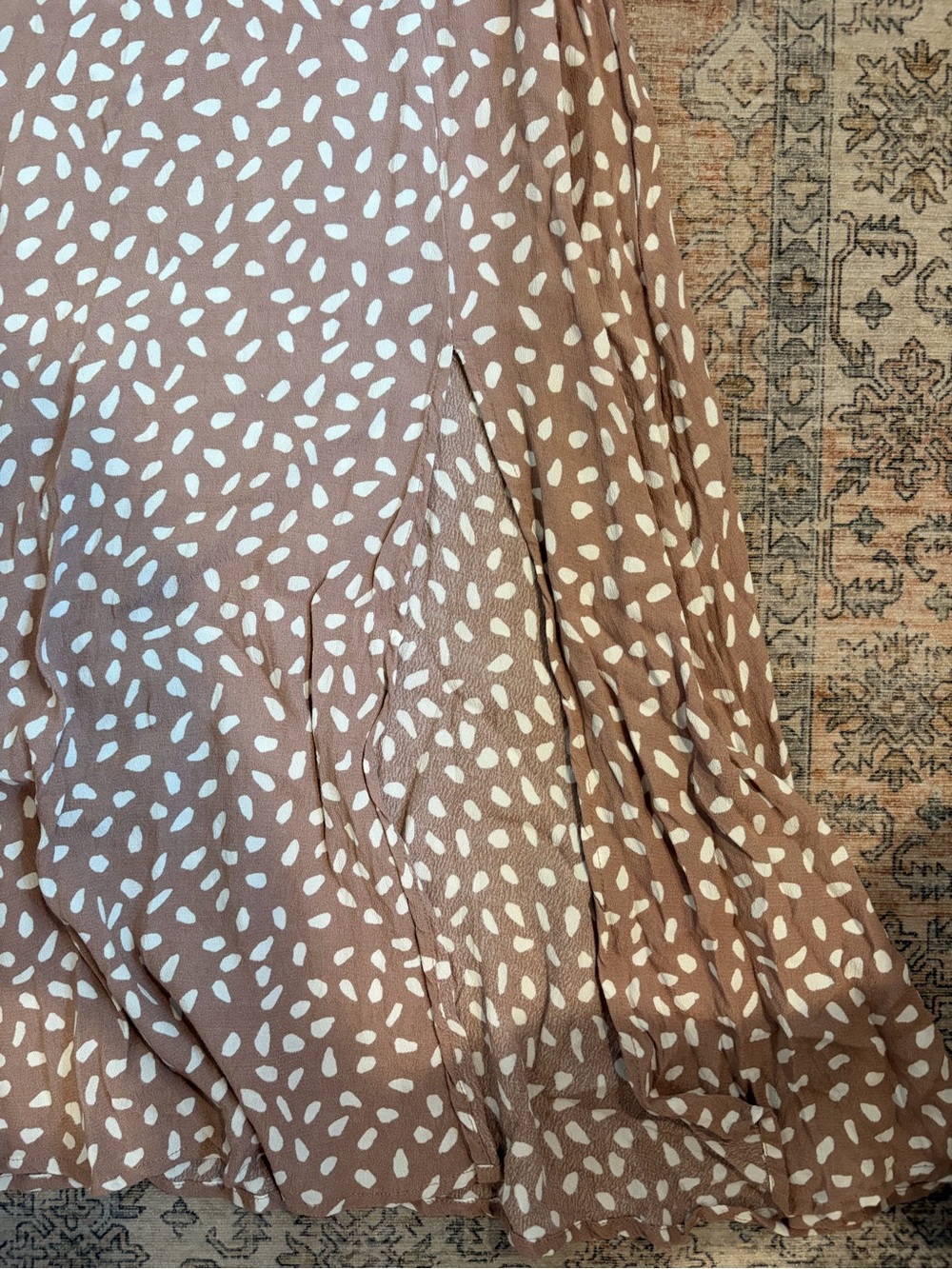Petal & Pup Franklin Print Puff Sleeve Midi Dress - Picture 5 of 7